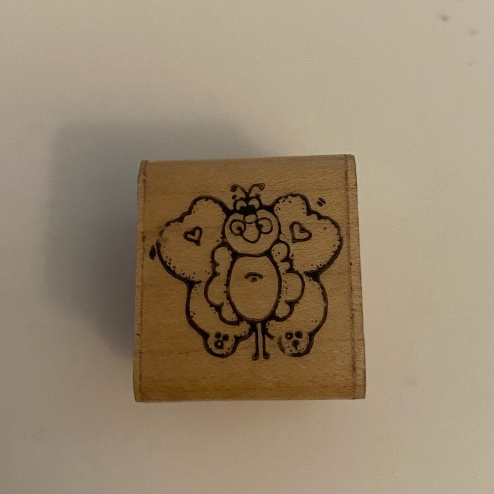 DOTS B183 Flutterfly rubber stamp